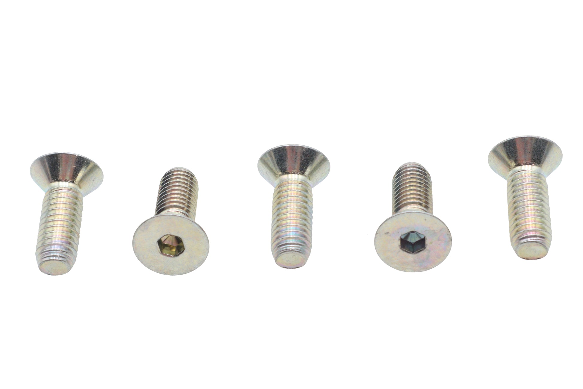 Colony Cast Wheel Front and Rear Disc Screw and Nut Kit Zinc for Harley Davidson FLT