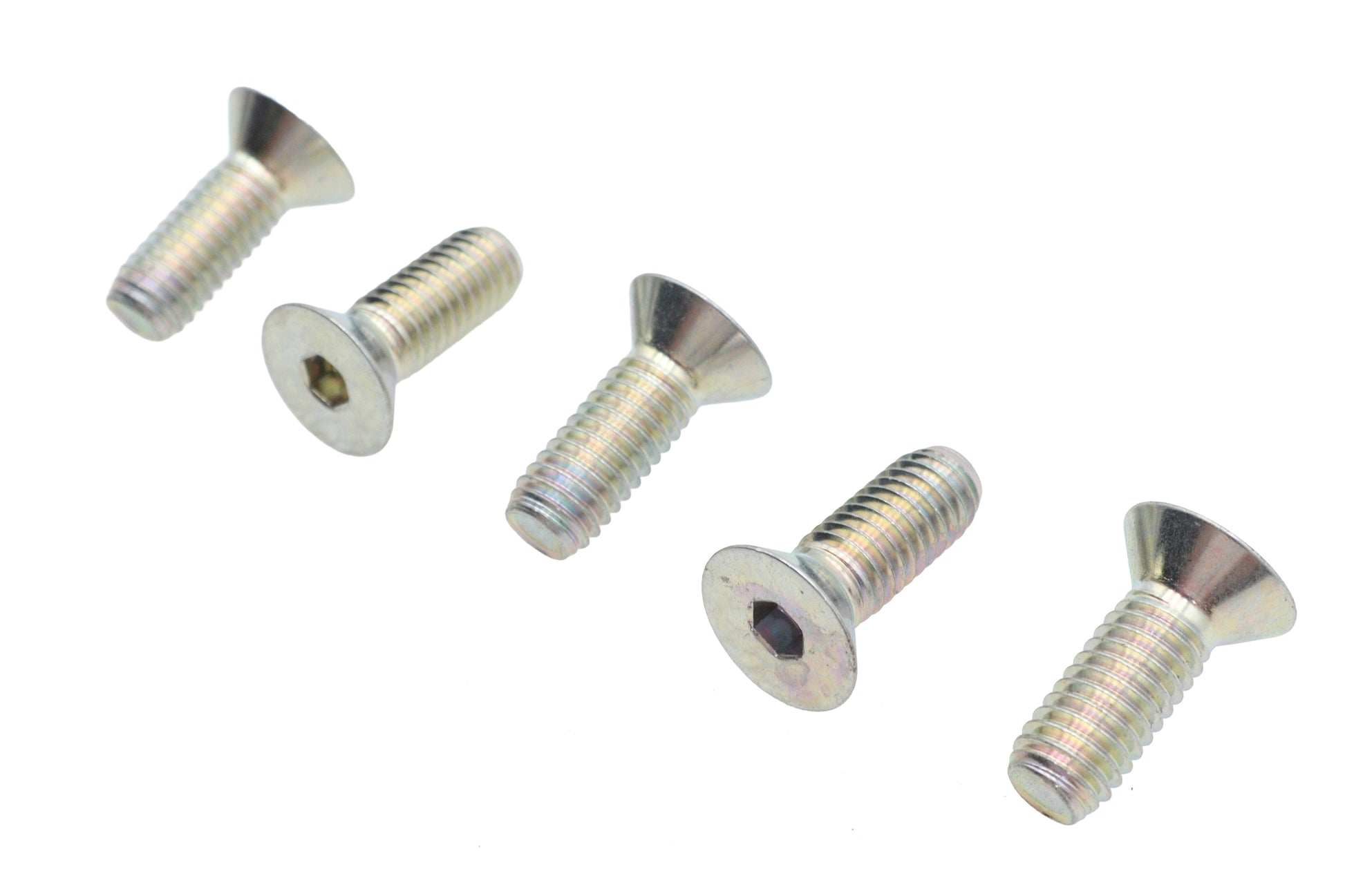 Colony Cast Wheel Front and Rear Disc Screw and Nut Kit Zinc for Harley Davidson FLT