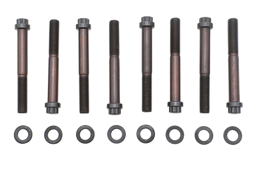 Colony 12 Point Black Oxide Cylinder Head Bolt Set for Harley Davidson XLH and XLCH Models