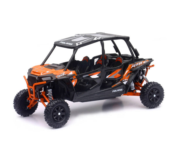 NEWRAY 57843A 1/18 Polaris RZR XP 4 Turbo EPS Spectra Orange Model