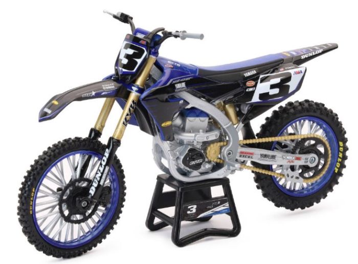 NEWRAY 58323 1/12 Yamaha Factory Team YZ450F Eli Tomac #3 Model