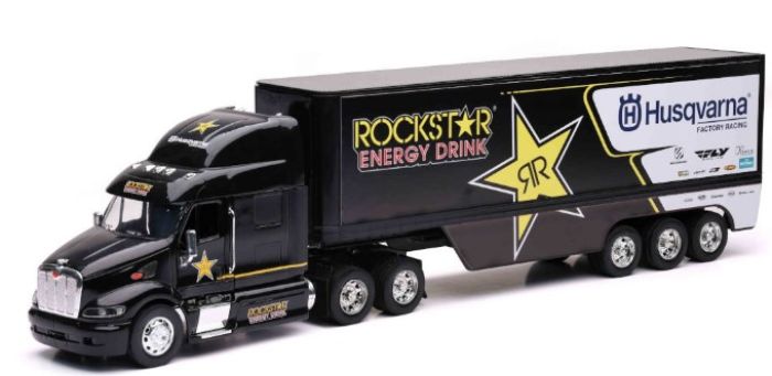 NEWRAY 10963 1/32 Rockstar Husqvarna Factory Race Team Truck