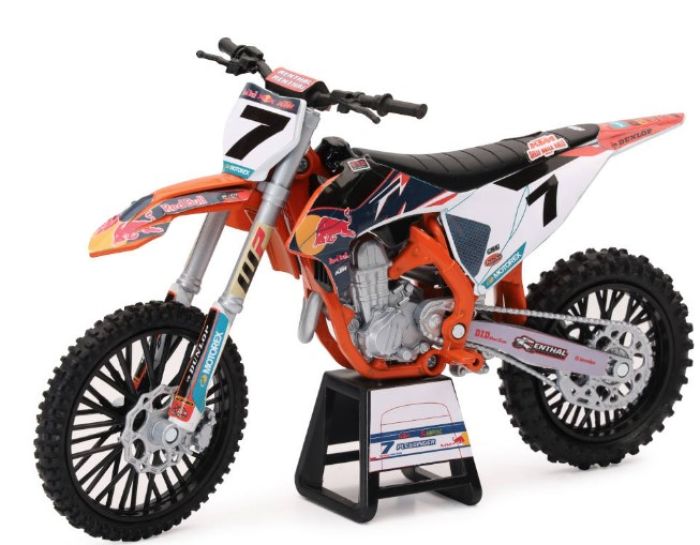 NEWRAY 58363 1/12 Red Bull KTM 450SX-F (Aaron Plessinger) #7 Diecast Model