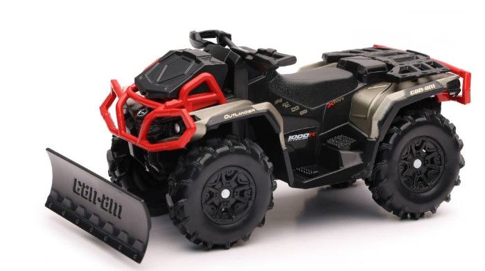 NEWRAY Mini Can-Am Outlander X MR1000R with Snow Plow - Model 07383
