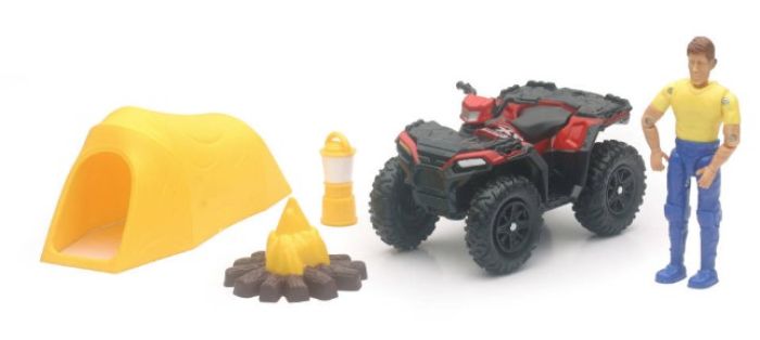 NEWRAY 1/18 Polaris Sportsman XP1000 Camping Set - Model SS-37436