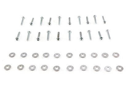 Colony M8 Rocker Box Cover Allen Screw Kit Chrome for Harley Davidson FLT