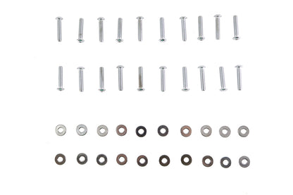 Colony M8 Rocker Box Cover Allen Screw Kit Chrome for Harley Davidson FLT