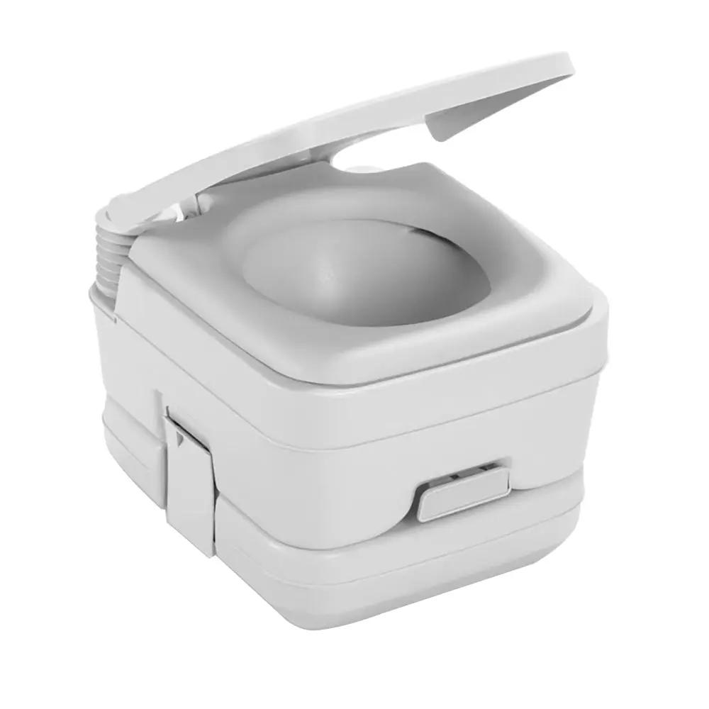Dometic 964 MSD Portable Toilet with Mounting Brackets - 2.5 Gallon Capacity - Platinum by Dometic
