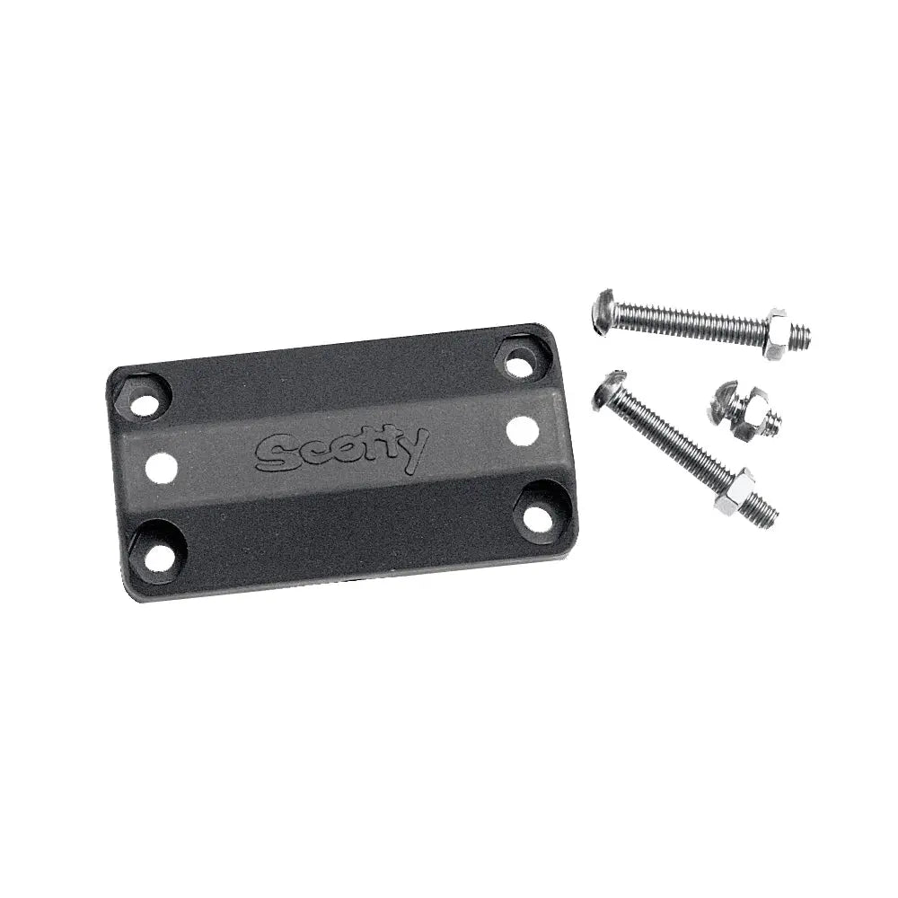 Scotty 242 Rail Mounting Adapter - 7/8 inch to 1 inch Diameter - Black