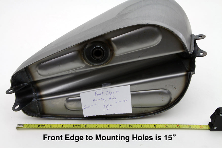 Wyatt Gatling Chopper Style 2.5 Gallon Gas Tank with Mounting Features