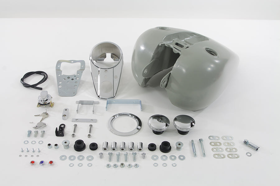 Wyatt Gatling Bobbed 3.2 Gallon Gas Tank Kit for Harley Davidson XL (1995-2003)