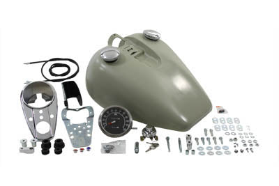 Wyatt Gatling Bobbed 3.2 Gallon Gas Tank Kit for Harley Davidson XL (1982-1991)