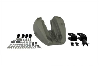V-Twin Bobbed 3.2 Gallon Gas Tank Kit for Harley Davidson XL Models