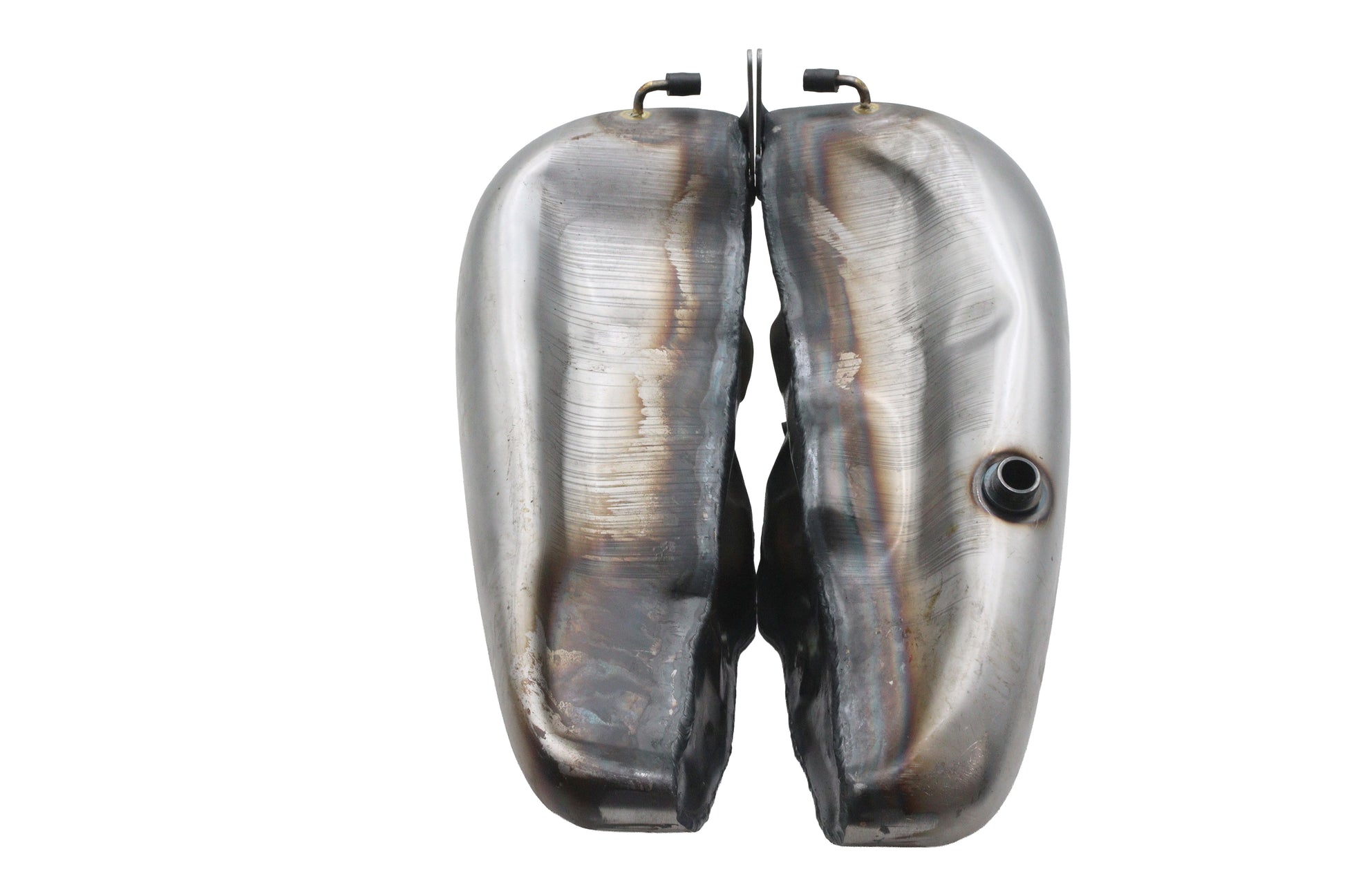 Wyatt Gatling Bobbed 3.5 Gallon Gas Tank Set for Harley Davidson FL 1947-1956