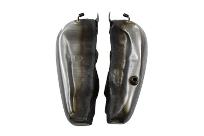 Wyatt Gatling Bobbed 3.5 Gallon Gas Tank Set for Harley Davidson FL Models