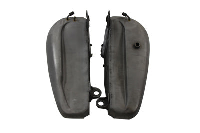 Wyatt Gatling Bobbed 5.0 Gallon Gas Tank Set for Harley Davidson FXST 1984-1993