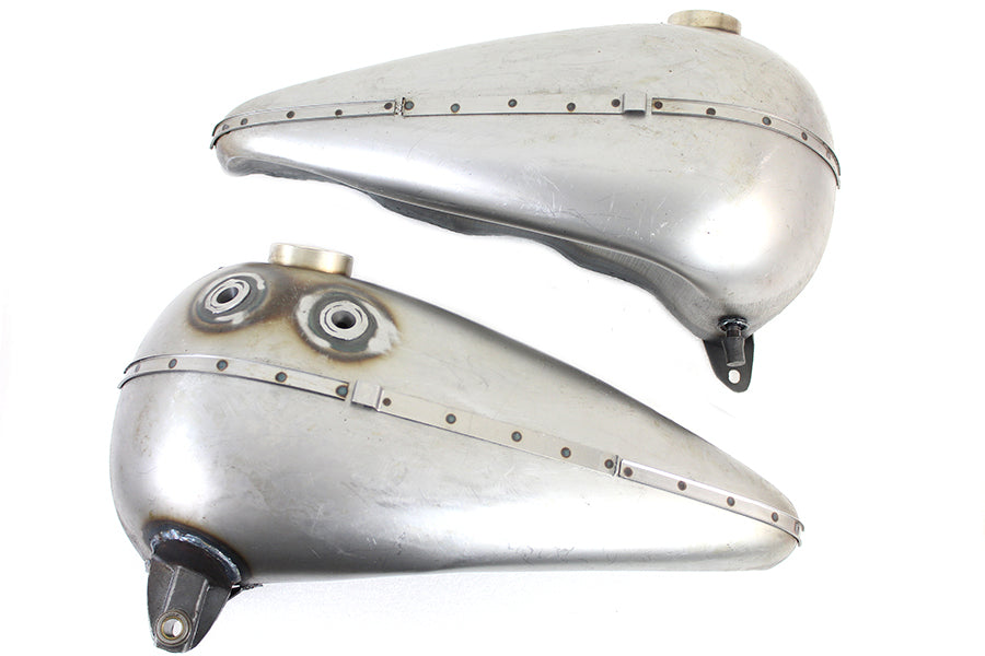 Wyatt Gatling Fat Bob Gas Tank Set 3.5 Gallon for Harley Davidson FL (1941-1946)