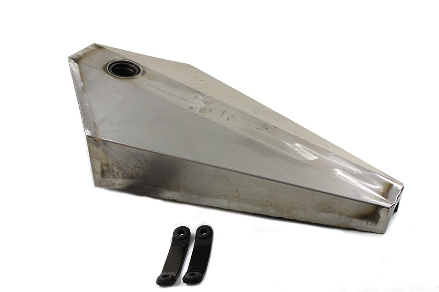 Wyatt Gatling Koffin Style 3.4 Gallon Gas Tank with Black Brackets and Bolts