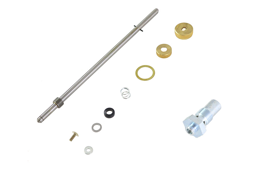 Wyatt Gatling Fuel Petcock Shut Off Rod Kit for Harley Davidson FL 1950-1959