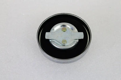 V-Twin Chrome Oil Cap with 45 Inch W/G - Fits Harley Davidson G 1936-1945 by V-Twin