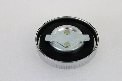 V-Twin Chrome Oil Cap with 45 Inch W/G - Fits Harley Davidson G 1936-1945 by V-Twin