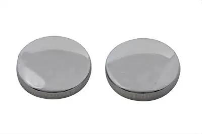 Wyatt Gatling Stock Style Gas Cap Set with Vented and Non-Vented Options for Harley Davidson FL Models by Wyatt Gatling