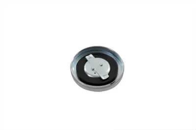 Wyatt Gatling Stock Style Gas Cap Vented Chrome for Harley Davidson FL Models (Part #03-0026) by Wyatt Gatling