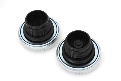 Wyatt Gatling 38-0321 Ratcheting Style Chrome Gas Cap Set for Harley Davidson FXST by Wyatt Gatling