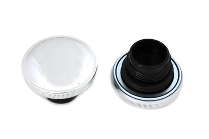 Wyatt Gatling 38-0321 Ratcheting Style Chrome Gas Cap Set for Harley Davidson FXST by Wyatt Gatling
