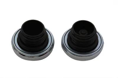 Wyatt Gatling 38-0321 Ratcheting Style Chrome Gas Cap Set for Harley Davidson FXST by Wyatt Gatling