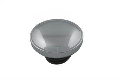 Wyatt Gatling Ratcheting Style Gas Cap Vented Chrome for Harley Davidson FXST and FLST (Part #71438) by Wyatt Gatling