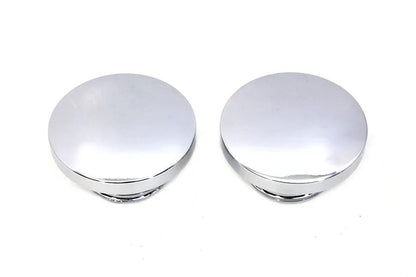 Wyatt Gatling Billet Smooth Style Gas Cap Set for Harley Davidson FXST by Wyatt Gatling