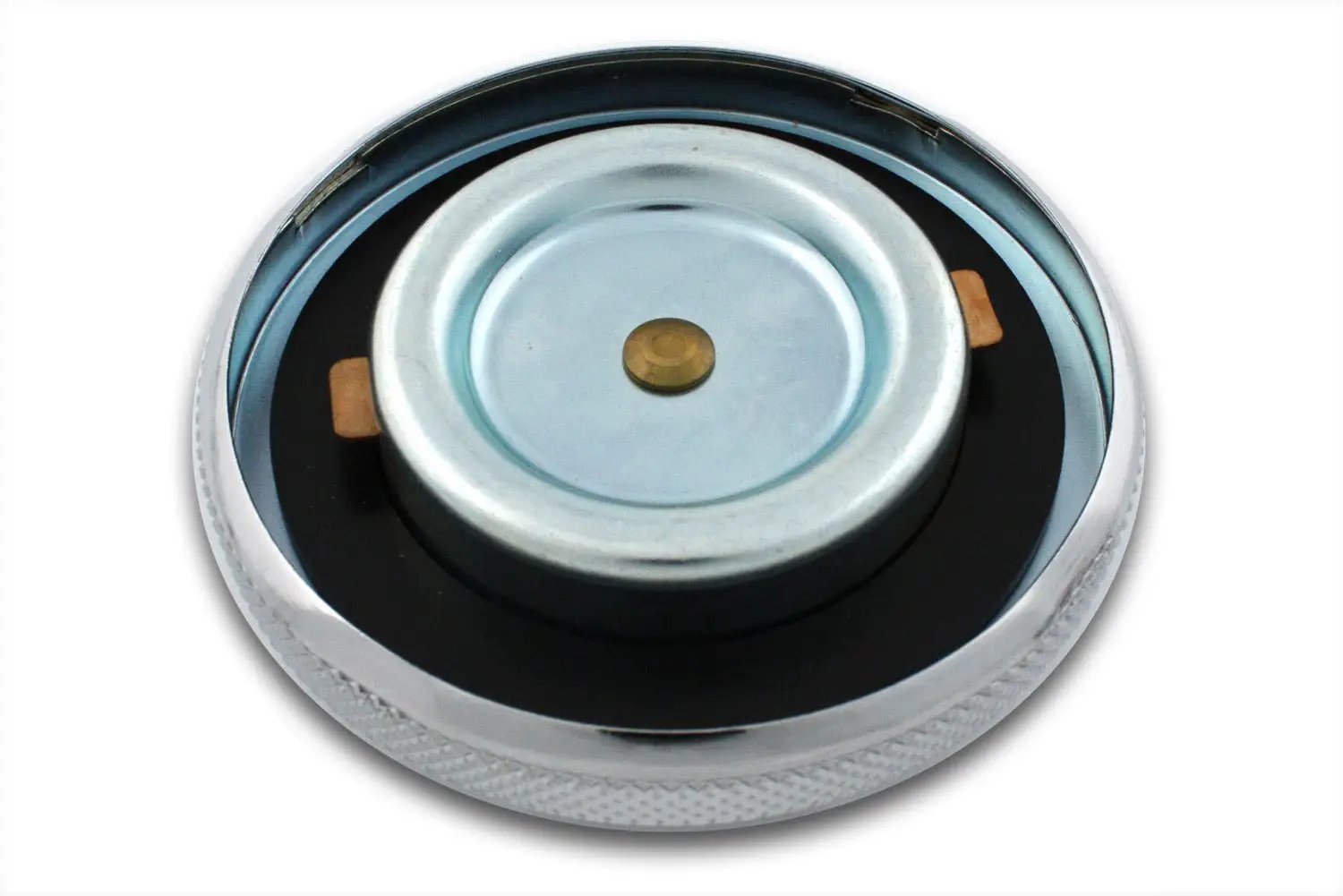 Wyatt Gatling Large Chrome Gas Cap for Harley Davidson XL - Bayonet Style, Part #76093 by Wyatt Gatling