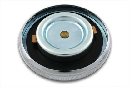 Wyatt Gatling Large Chrome Gas Cap for Harley Davidson XL - Bayonet Style, Part #76093 by Wyatt Gatling