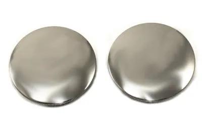Wyatt Gatling Polished Low Profile Gas Cap Set for Harley Davidson FXST and FLST (Part #03-0316) by Wyatt Gatling