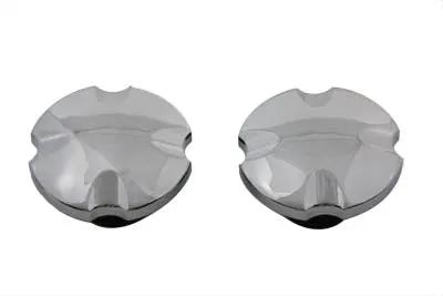 Wyatt Gatling Billet Gas Cap Set Vented and Non-Vented for Harley Davidson FXST by Wyatt Gatling