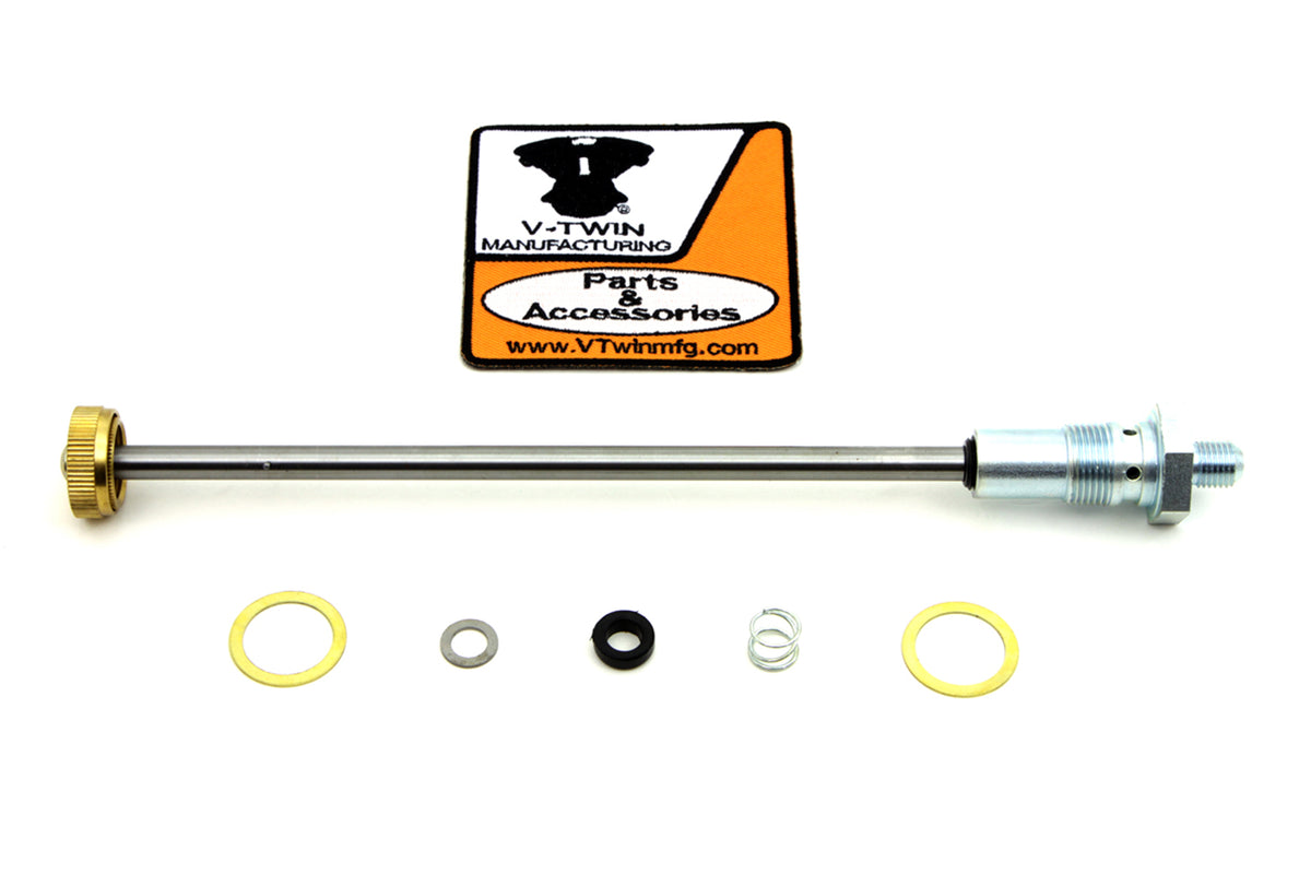 Wyatt Gatling Fuel Petcock Shut-Off Rod Kit for 1941-1949 Harley-Davidson Big Twins