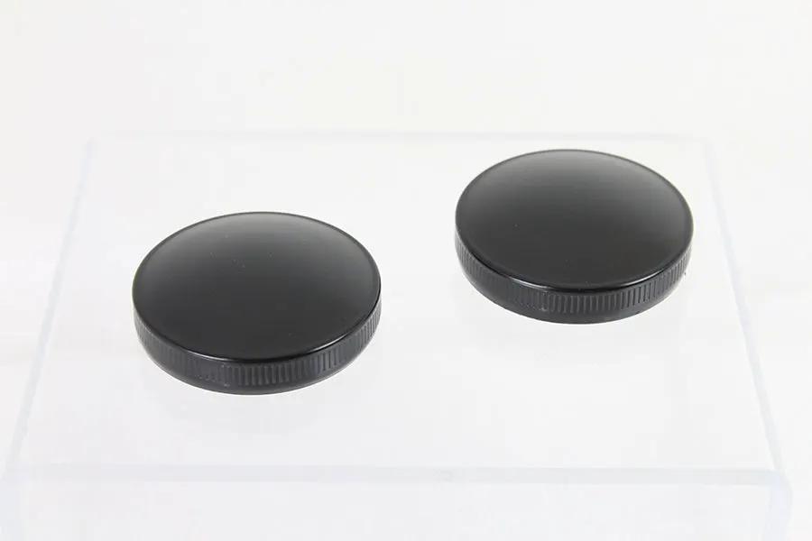 Wyatt Gatling Part 03-0013B Stock Style Gas Cap Set Vented and Non-Vented for Harley Davidson FL by Wyatt Gatling