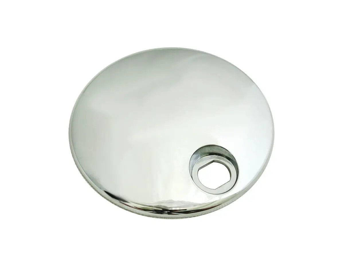 Wyatt Gatling Chrome Fuel Tank Console Door for Harley Davidson FL (2008-2017) by Wyatt Gatling