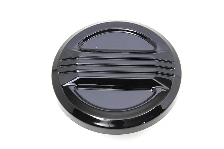 Wyatt Gatling Air Flow Vented Gas Cap - Black Finish for Harley Davidson FXST (1999-2008) by Wyatt Gatling
