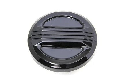 Wyatt Gatling Air Flow Vented Gas Cap - Black Finish for Harley Davidson FXST (1999-2008) by Wyatt Gatling