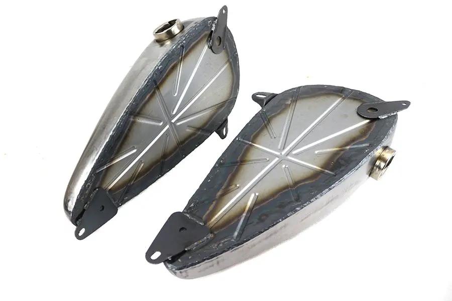 Wyatt Gatling WR 45 inch 3 Gallon Gas Tank Set for Harley Davidson W Models by Wyatt Gatling