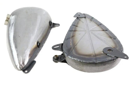 Wyatt Gatling WR 45 Inch 2.5 Gallon Gas Tank Set for Harley Davidson W Models by Wyatt Gatling