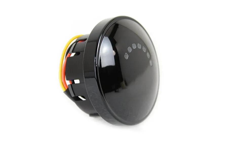 Wyatt Gatling Part 78353B Black LED Fuel Gauge for Harley Davidson FLST Models by Wyatt Gatling