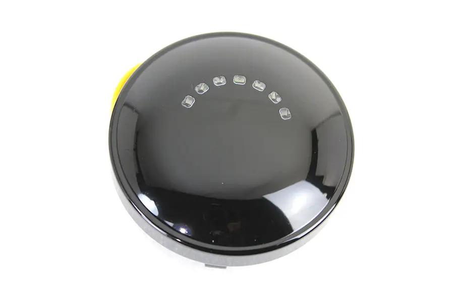 Wyatt Gatling Part 78353B Black LED Fuel Gauge for Harley Davidson FLST Models by Wyatt Gatling
