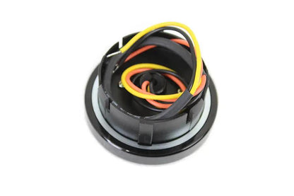 Wyatt Gatling Part 78353B Black LED Fuel Gauge for Harley Davidson FLST Models by Wyatt Gatling