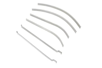 Wyatt Gatling 38-0508 Emblem and Trim Mount Strip Set for Harley Davidson EL 1936-1945 by Wyatt Gatling