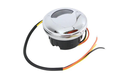 V-Twin Fuel Gauge Chrome for Harley Davidson FXST and FLST Models by V-Twin