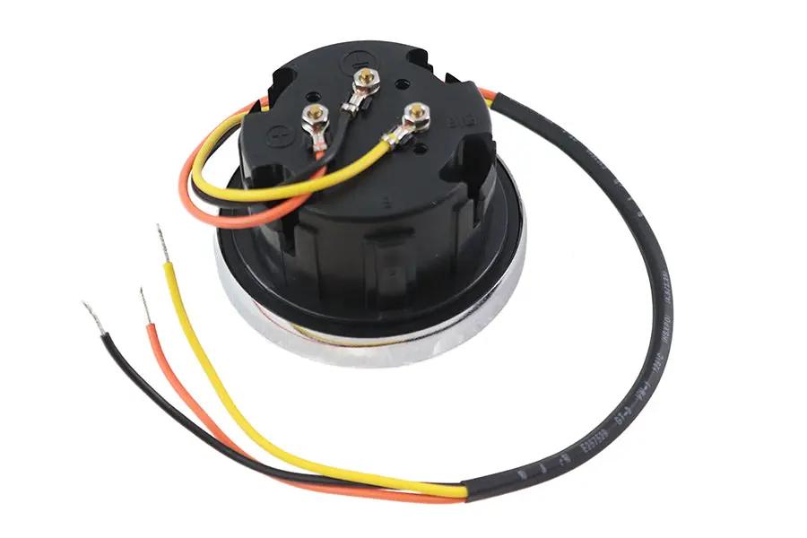 V-Twin Fuel Gauge Chrome for Harley Davidson FXST and FLST Models by V-Twin