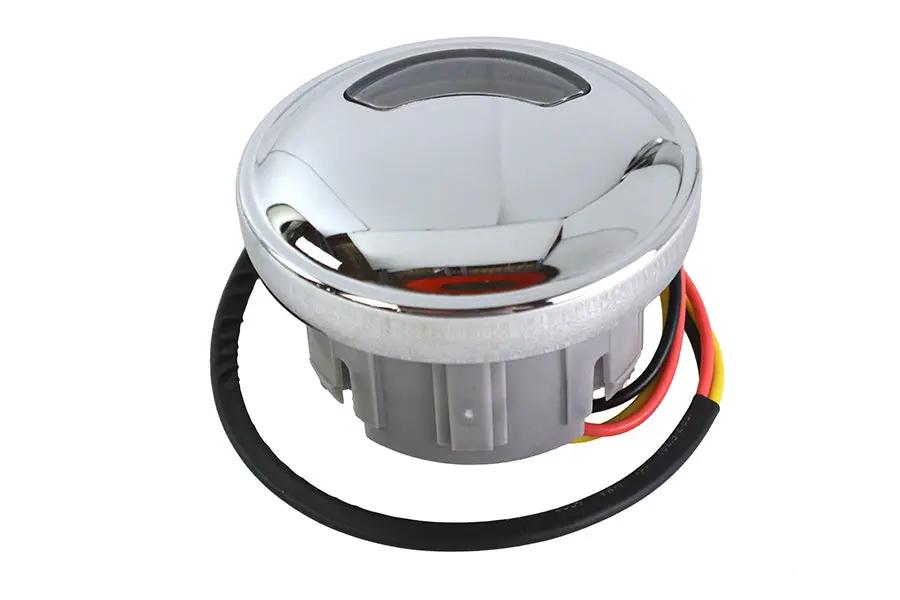 V-Twin Fuel Gauge Chrome for Harley Davidson FXSTI and FLSTCI Models by V-Twin